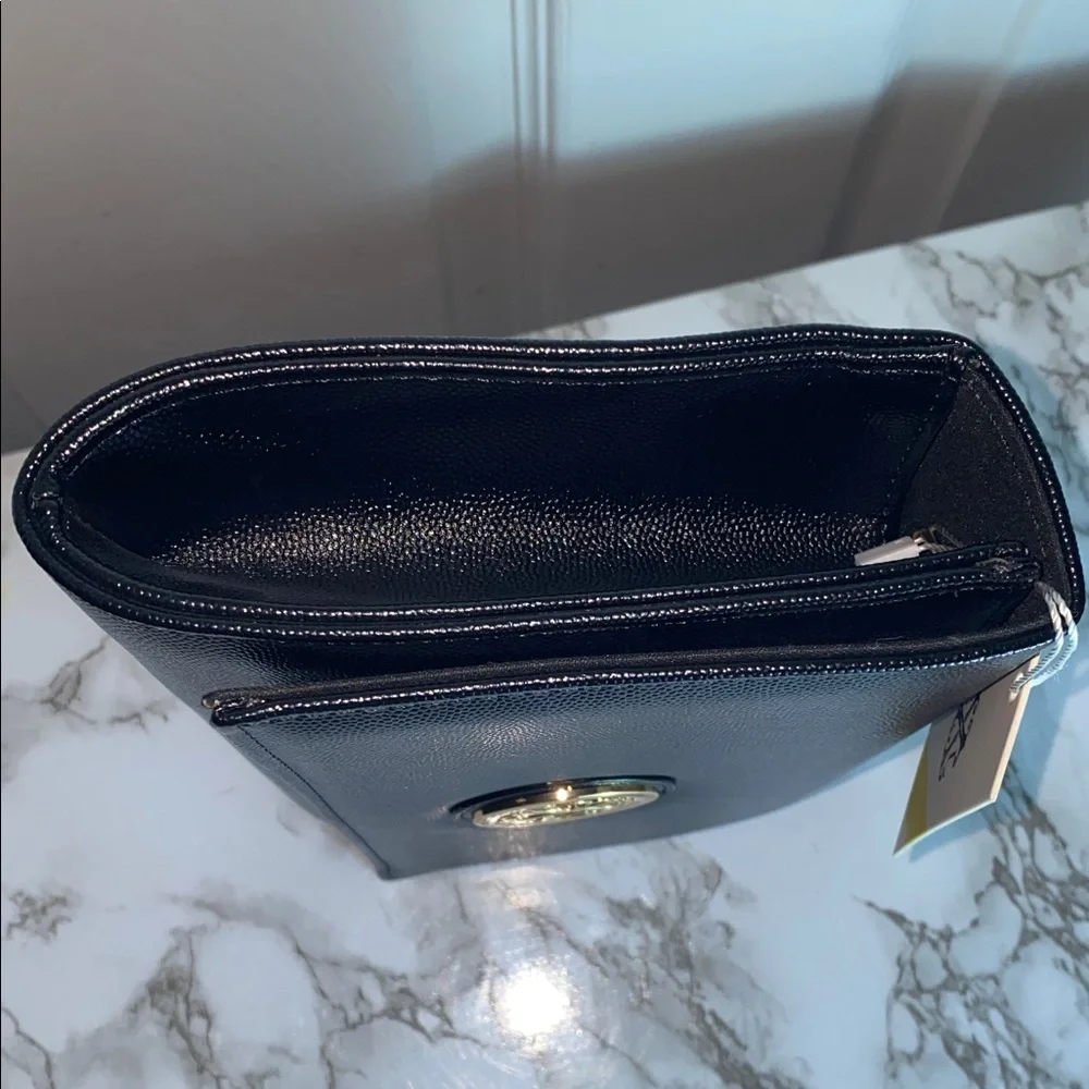 Christian Lacroix Paris Caviar Black Clutch